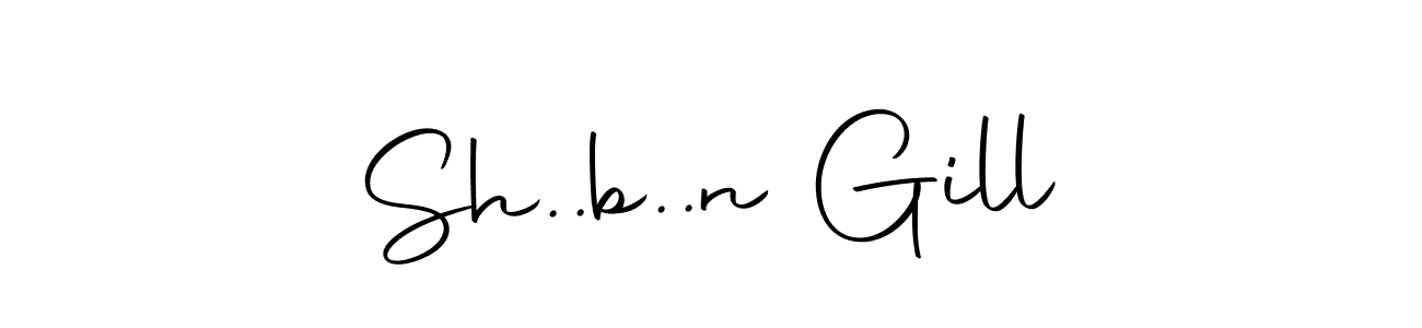 Similarly Autography-DOLnW is the best handwritten signature design. Signature creator online .You can use it as an online autograph creator for name Sh..b..n Gill. Sh..b..n Gill signature style 10 images and pictures png