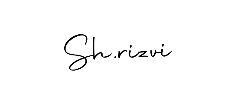 Make a beautiful signature design for name Sh.rizvi. Use this online signature maker to create a handwritten signature for free. Sh.rizvi signature style 10 images and pictures png