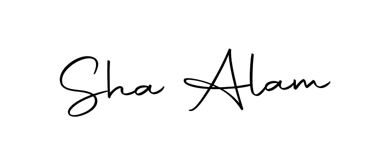 Design your own signature with our free online signature maker. With this signature software, you can create a handwritten (Autography-DOLnW) signature for name Sha Alam. Sha Alam signature style 10 images and pictures png