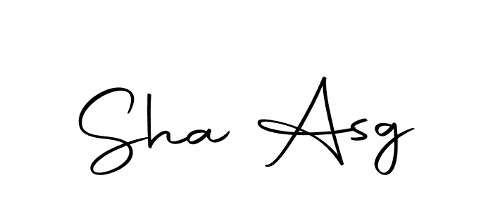 Create a beautiful signature design for name Sha Asg. With this signature (Autography-DOLnW) fonts, you can make a handwritten signature for free. Sha Asg signature style 10 images and pictures png