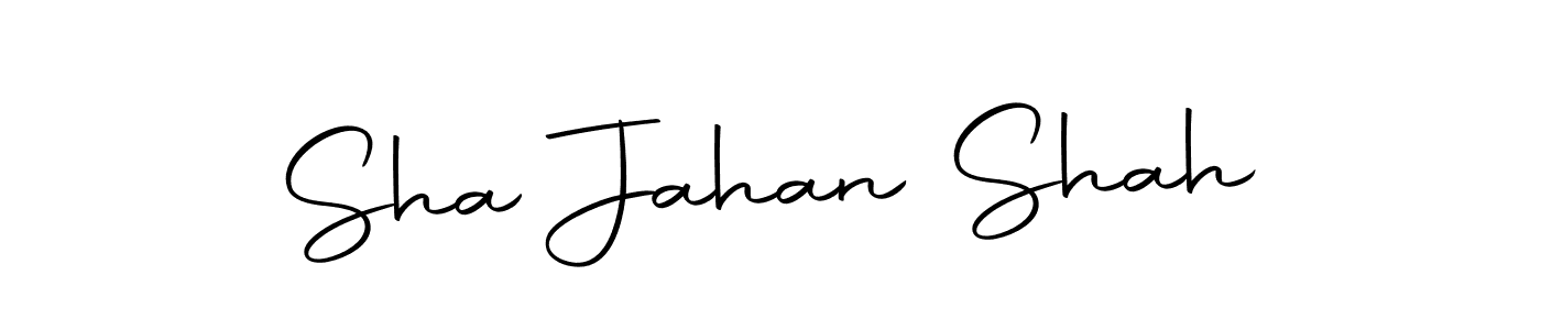 Create a beautiful signature design for name Sha Jahan Shah. With this signature (Autography-DOLnW) fonts, you can make a handwritten signature for free. Sha Jahan Shah signature style 10 images and pictures png