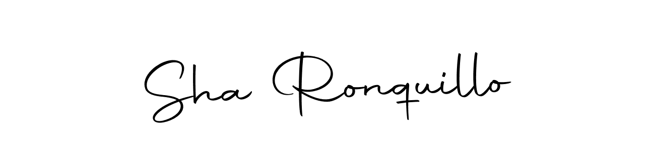 Make a beautiful signature design for name Sha Ronquillo. With this signature (Autography-DOLnW) style, you can create a handwritten signature for free. Sha Ronquillo signature style 10 images and pictures png
