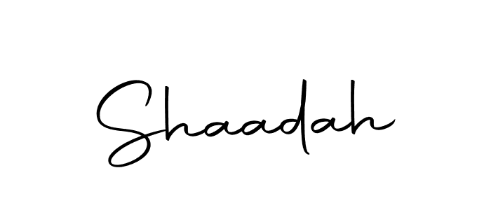 Shaadah stylish signature style. Best Handwritten Sign (Autography-DOLnW) for my name. Handwritten Signature Collection Ideas for my name Shaadah. Shaadah signature style 10 images and pictures png
