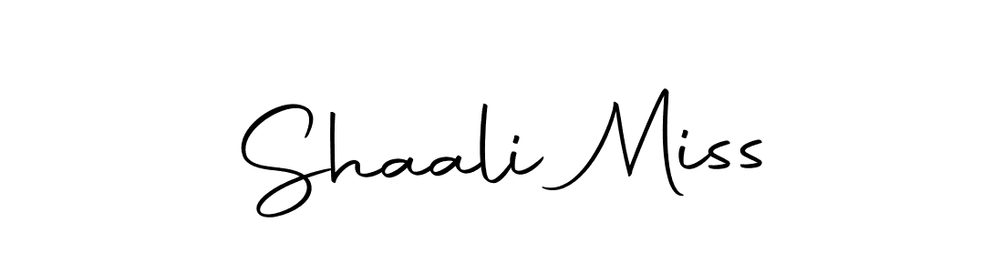 How to make Shaali Miss name signature. Use Autography-DOLnW style for creating short signs online. This is the latest handwritten sign. Shaali Miss signature style 10 images and pictures png