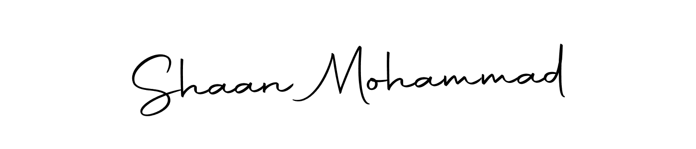 Create a beautiful signature design for name Shaan Mohammad. With this signature (Autography-DOLnW) fonts, you can make a handwritten signature for free. Shaan Mohammad signature style 10 images and pictures png