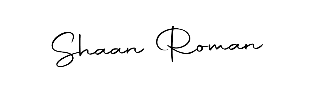 Create a beautiful signature design for name Shaan Roman. With this signature (Autography-DOLnW) fonts, you can make a handwritten signature for free. Shaan Roman signature style 10 images and pictures png