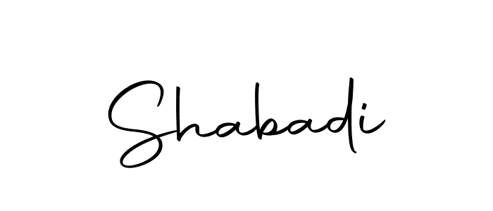 How to make Shabadi signature? Autography-DOLnW is a professional autograph style. Create handwritten signature for Shabadi name. Shabadi signature style 10 images and pictures png