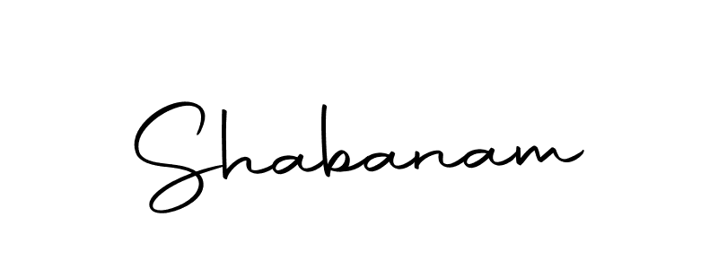 How to make Shabanam name signature. Use Autography-DOLnW style for creating short signs online. This is the latest handwritten sign. Shabanam signature style 10 images and pictures png