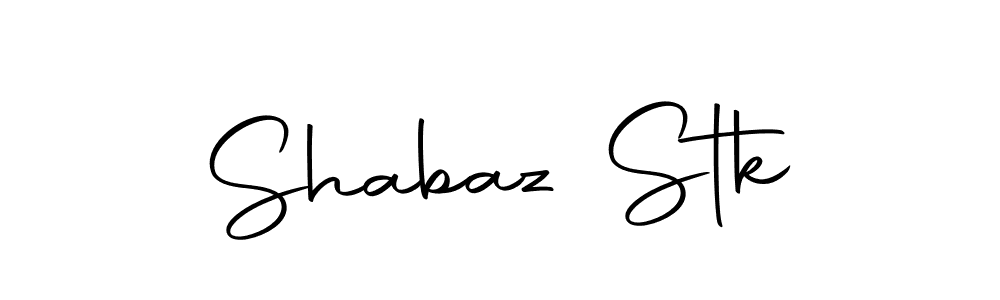 Make a beautiful signature design for name Shabaz Stk. With this signature (Autography-DOLnW) style, you can create a handwritten signature for free. Shabaz Stk signature style 10 images and pictures png