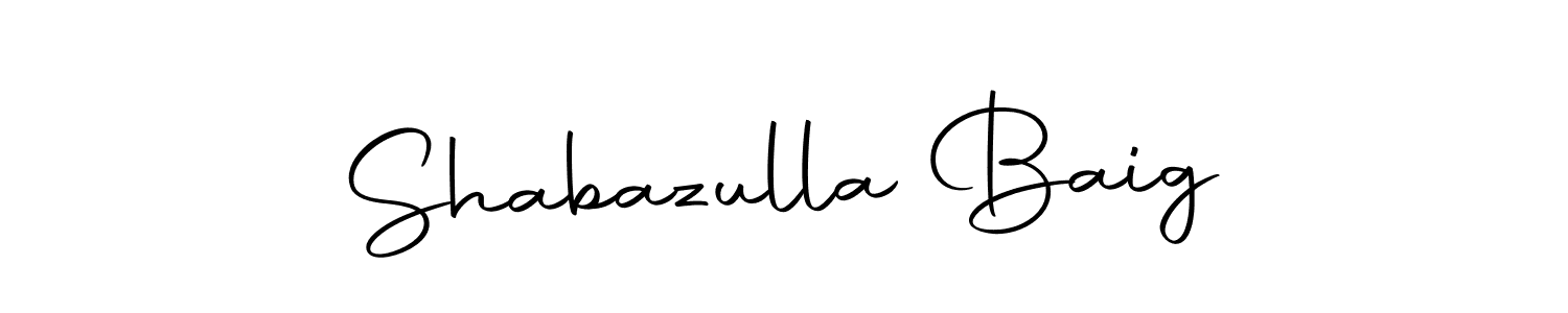 Make a beautiful signature design for name Shabazulla Baig. With this signature (Autography-DOLnW) style, you can create a handwritten signature for free. Shabazulla Baig signature style 10 images and pictures png