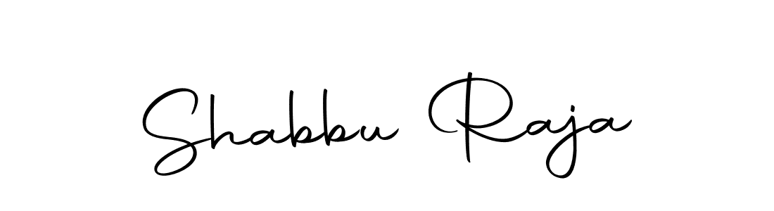 How to make Shabbu Raja name signature. Use Autography-DOLnW style for creating short signs online. This is the latest handwritten sign. Shabbu Raja signature style 10 images and pictures png