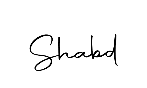 Make a beautiful signature design for name Shabd. With this signature (Autography-DOLnW) style, you can create a handwritten signature for free. Shabd signature style 10 images and pictures png