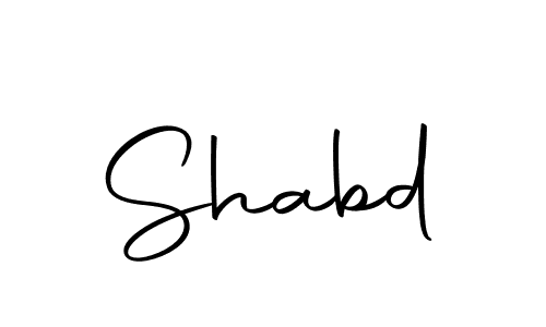 Make a beautiful signature design for name Shabd. With this signature (Autography-DOLnW) style, you can create a handwritten signature for free. Shabd signature style 10 images and pictures png