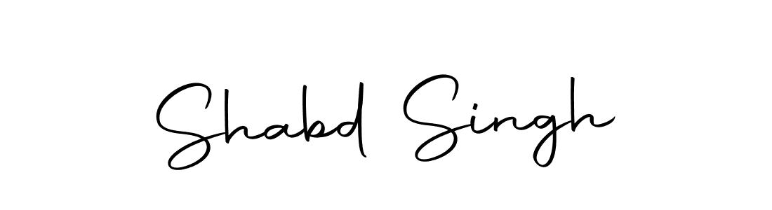 Shabd Singh stylish signature style. Best Handwritten Sign (Autography-DOLnW) for my name. Handwritten Signature Collection Ideas for my name Shabd Singh. Shabd Singh signature style 10 images and pictures png