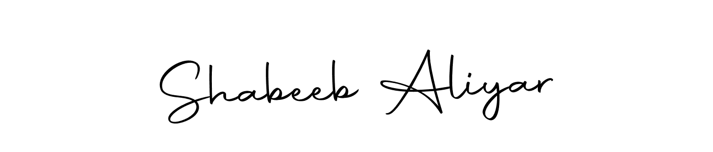 It looks lik you need a new signature style for name Shabeeb Aliyar. Design unique handwritten (Autography-DOLnW) signature with our free signature maker in just a few clicks. Shabeeb Aliyar signature style 10 images and pictures png