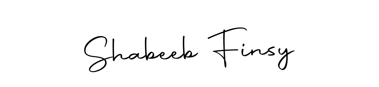 Create a beautiful signature design for name Shabeeb Finsy. With this signature (Autography-DOLnW) fonts, you can make a handwritten signature for free. Shabeeb Finsy signature style 10 images and pictures png