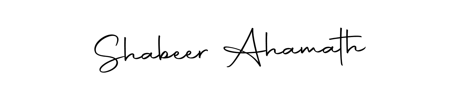 It looks lik you need a new signature style for name Shabeer Ahamath. Design unique handwritten (Autography-DOLnW) signature with our free signature maker in just a few clicks. Shabeer Ahamath signature style 10 images and pictures png