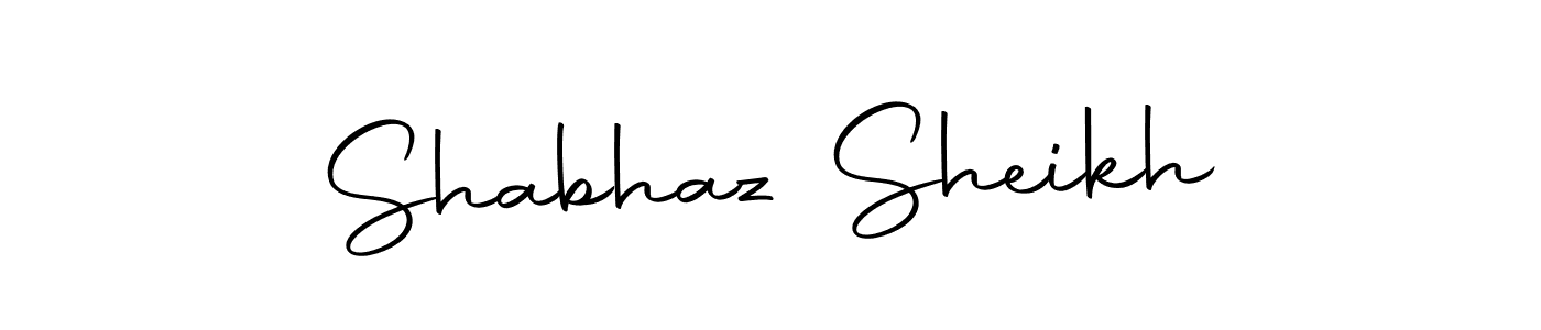 Create a beautiful signature design for name Shabhaz Sheikh. With this signature (Autography-DOLnW) fonts, you can make a handwritten signature for free. Shabhaz Sheikh signature style 10 images and pictures png