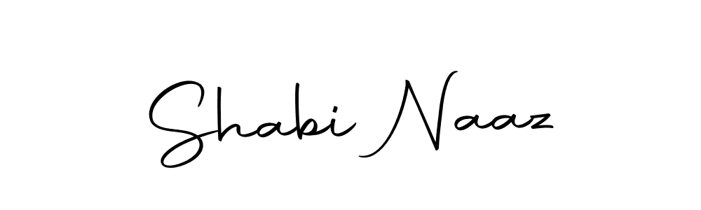 How to make Shabi Naaz signature? Autography-DOLnW is a professional autograph style. Create handwritten signature for Shabi Naaz name. Shabi Naaz signature style 10 images and pictures png