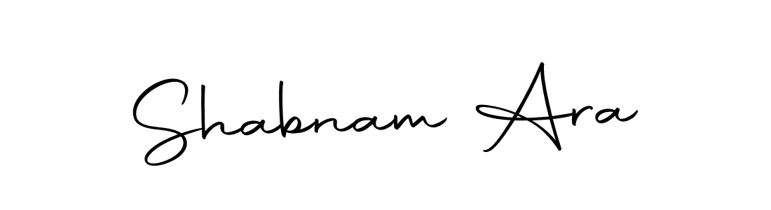 if you are searching for the best signature style for your name Shabnam Ara. so please give up your signature search. here we have designed multiple signature styles  using Autography-DOLnW. Shabnam Ara signature style 10 images and pictures png
