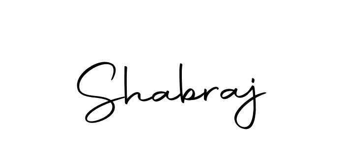 How to make Shabraj name signature. Use Autography-DOLnW style for creating short signs online. This is the latest handwritten sign. Shabraj signature style 10 images and pictures png