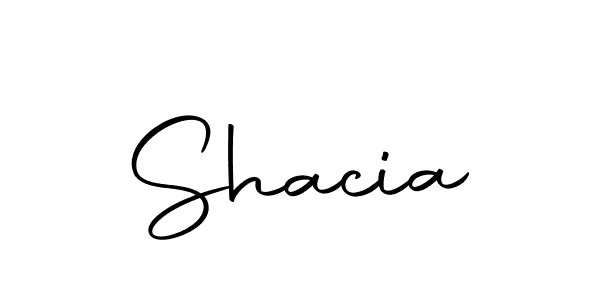 Design your own signature with our free online signature maker. With this signature software, you can create a handwritten (Autography-DOLnW) signature for name Shacia. Shacia signature style 10 images and pictures png