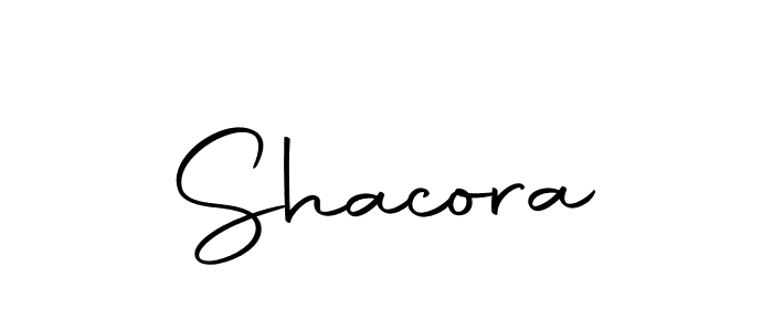 Use a signature maker to create a handwritten signature online. With this signature software, you can design (Autography-DOLnW) your own signature for name Shacora. Shacora signature style 10 images and pictures png