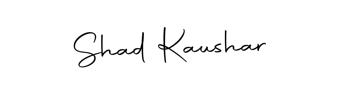 if you are searching for the best signature style for your name Shad Kaushar. so please give up your signature search. here we have designed multiple signature styles  using Autography-DOLnW. Shad Kaushar signature style 10 images and pictures png