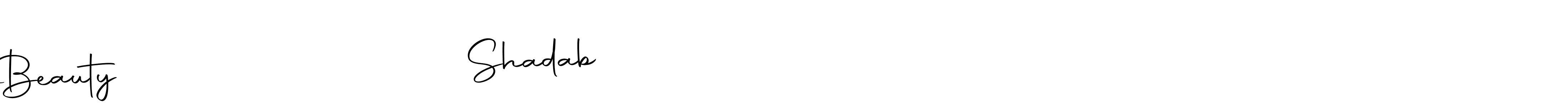 Make a beautiful signature design for name Shadab                                Beauty. Use this online signature maker to create a handwritten signature for free. Shadab                                Beauty signature style 10 images and pictures png