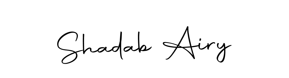 How to make Shadab Airy signature? Autography-DOLnW is a professional autograph style. Create handwritten signature for Shadab Airy name. Shadab Airy signature style 10 images and pictures png