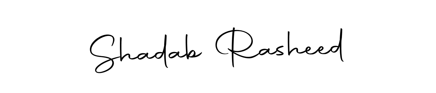 How to Draw Shadab Rasheed signature style? Autography-DOLnW is a latest design signature styles for name Shadab Rasheed. Shadab Rasheed signature style 10 images and pictures png