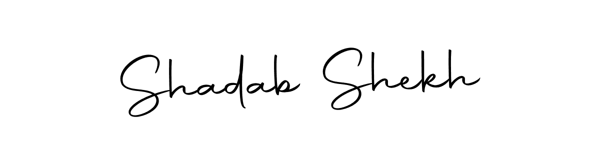 Autography-DOLnW is a professional signature style that is perfect for those who want to add a touch of class to their signature. It is also a great choice for those who want to make their signature more unique. Get Shadab Shekh name to fancy signature for free. Shadab Shekh signature style 10 images and pictures png