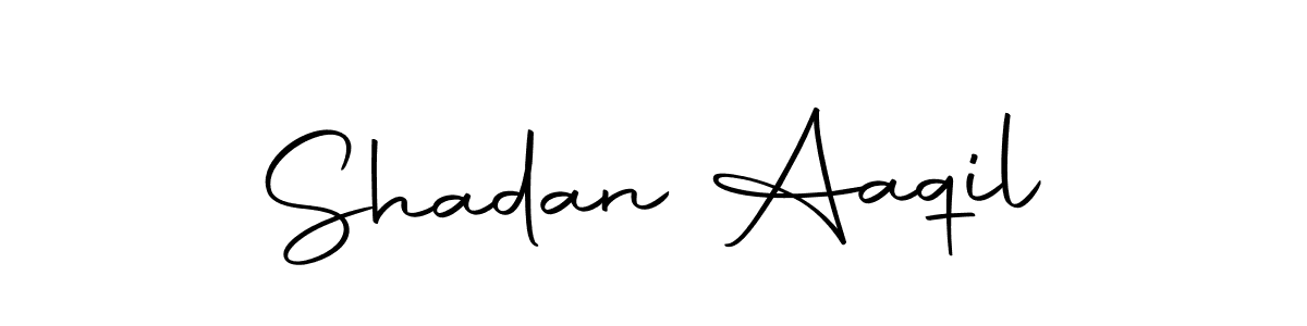 Create a beautiful signature design for name Shadan Aaqil. With this signature (Autography-DOLnW) fonts, you can make a handwritten signature for free. Shadan Aaqil signature style 10 images and pictures png