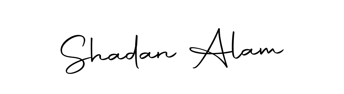 Design your own signature with our free online signature maker. With this signature software, you can create a handwritten (Autography-DOLnW) signature for name Shadan Alam. Shadan Alam signature style 10 images and pictures png