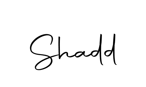 You should practise on your own different ways (Autography-DOLnW) to write your name (Shadd) in signature. don't let someone else do it for you. Shadd signature style 10 images and pictures png