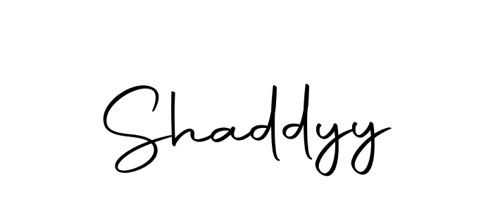 Design your own signature with our free online signature maker. With this signature software, you can create a handwritten (Autography-DOLnW) signature for name Shaddyy. Shaddyy signature style 10 images and pictures png