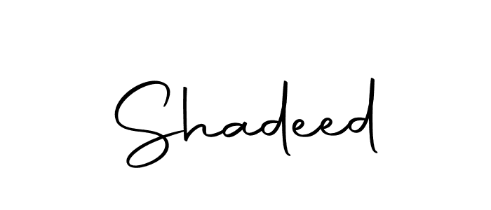 You should practise on your own different ways (Autography-DOLnW) to write your name (Shadeed) in signature. don't let someone else do it for you. Shadeed signature style 10 images and pictures png