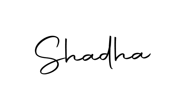 Make a beautiful signature design for name Shadha. Use this online signature maker to create a handwritten signature for free. Shadha signature style 10 images and pictures png