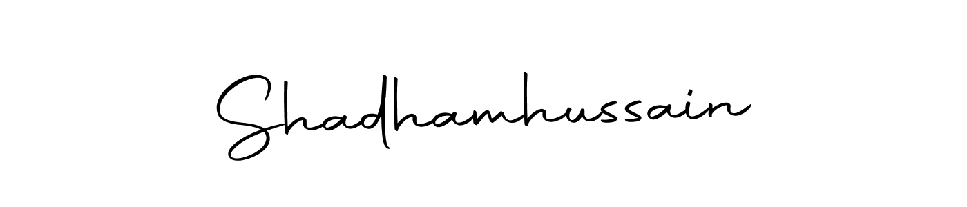 Also we have Shadhamhussain name is the best signature style. Create professional handwritten signature collection using Autography-DOLnW autograph style. Shadhamhussain signature style 10 images and pictures png