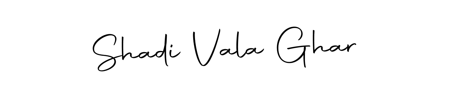 Shadi Vala Ghar stylish signature style. Best Handwritten Sign (Autography-DOLnW) for my name. Handwritten Signature Collection Ideas for my name Shadi Vala Ghar. Shadi Vala Ghar signature style 10 images and pictures png