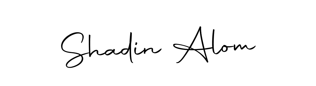 Make a beautiful signature design for name Shadin Alom. Use this online signature maker to create a handwritten signature for free. Shadin Alom signature style 10 images and pictures png