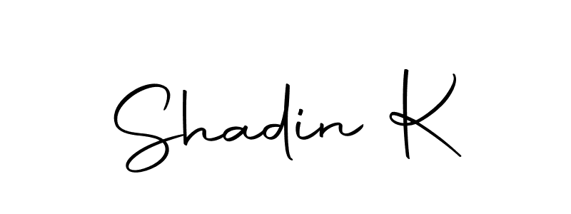 Check out images of Autograph of Shadin K name. Actor Shadin K Signature Style. Autography-DOLnW is a professional sign style online. Shadin K signature style 10 images and pictures png