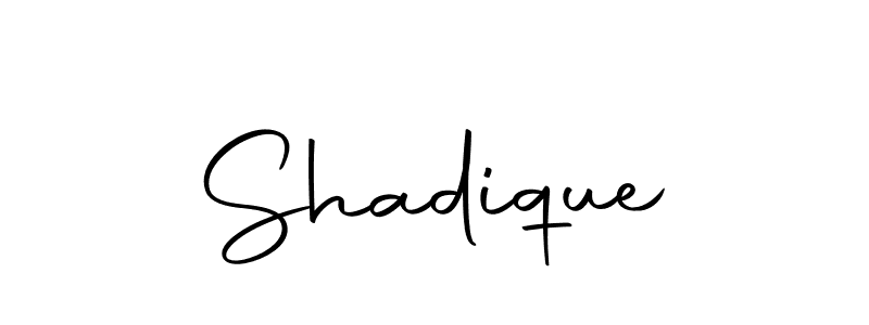 How to make Shadique signature? Autography-DOLnW is a professional autograph style. Create handwritten signature for Shadique name. Shadique signature style 10 images and pictures png