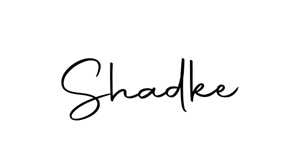 Make a beautiful signature design for name Shadke. With this signature (Autography-DOLnW) style, you can create a handwritten signature for free. Shadke signature style 10 images and pictures png
