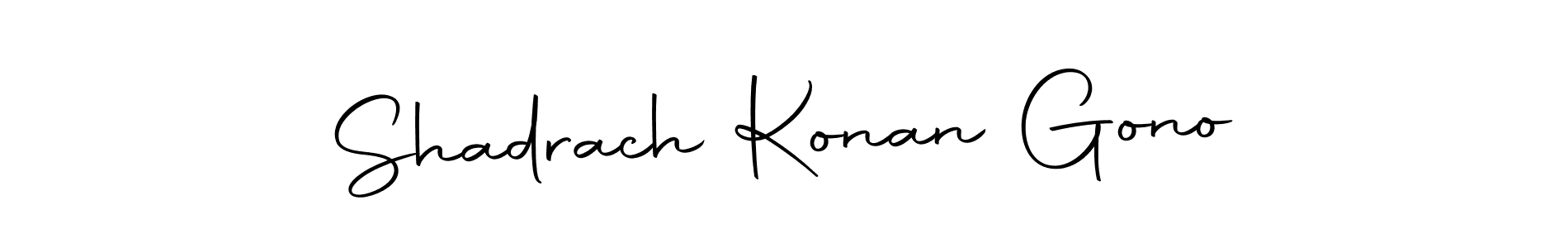 How to make Shadrach Konan Gono signature? Autography-DOLnW is a professional autograph style. Create handwritten signature for Shadrach Konan Gono name. Shadrach Konan Gono signature style 10 images and pictures png
