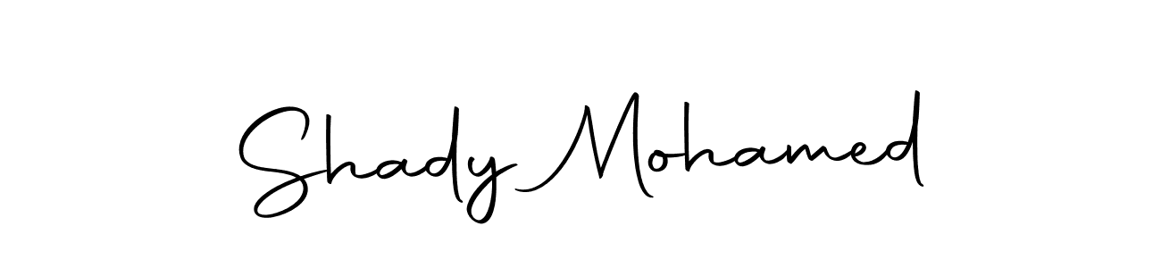 How to make Shady Mohamed name signature. Use Autography-DOLnW style for creating short signs online. This is the latest handwritten sign. Shady Mohamed signature style 10 images and pictures png