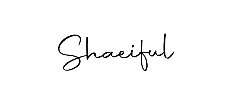 Create a beautiful signature design for name Shaeiful. With this signature (Autography-DOLnW) fonts, you can make a handwritten signature for free. Shaeiful signature style 10 images and pictures png