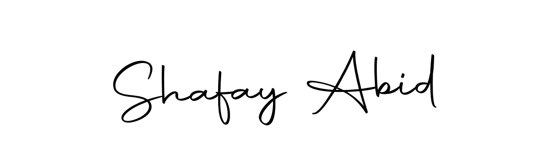 Shafay Abid stylish signature style. Best Handwritten Sign (Autography-DOLnW) for my name. Handwritten Signature Collection Ideas for my name Shafay Abid. Shafay Abid signature style 10 images and pictures png