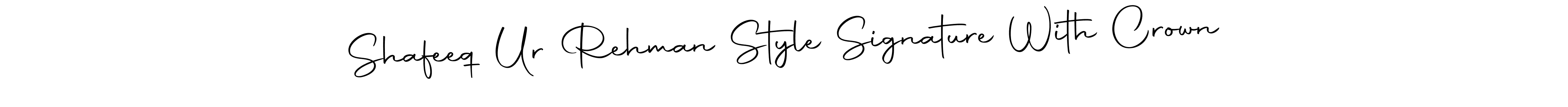 Design your own signature with our free online signature maker. With this signature software, you can create a handwritten (Autography-DOLnW) signature for name Shafeeq Ur Rehman Style Signature With Crown. Shafeeq Ur Rehman Style Signature With Crown signature style 10 images and pictures png