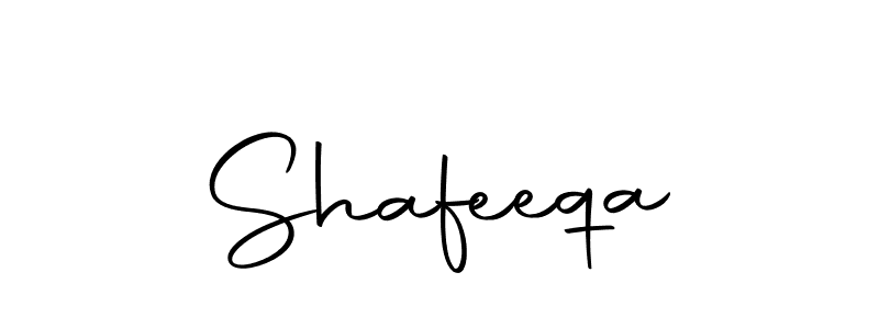Use a signature maker to create a handwritten signature online. With this signature software, you can design (Autography-DOLnW) your own signature for name Shafeeqa. Shafeeqa signature style 10 images and pictures png